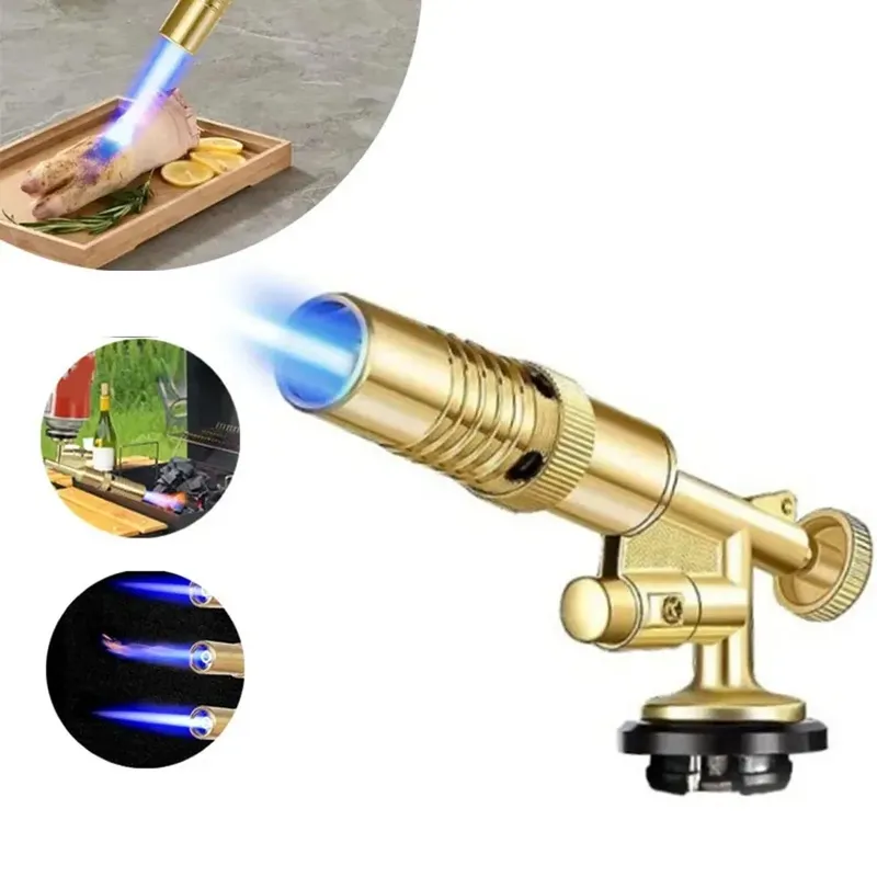 Chalumeau gaz cuivre avec allumage auto pour cuisine