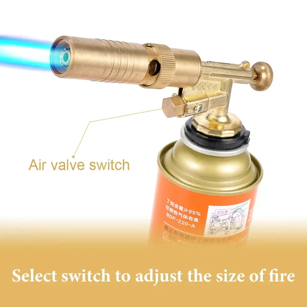 Chalumeau gaz cuivre avec allumage auto pour cuisine