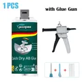 Colle époxy AB 1 à 5 pièces super forte et étanche pour bois et métal – Couleur 1PC  Glue gun