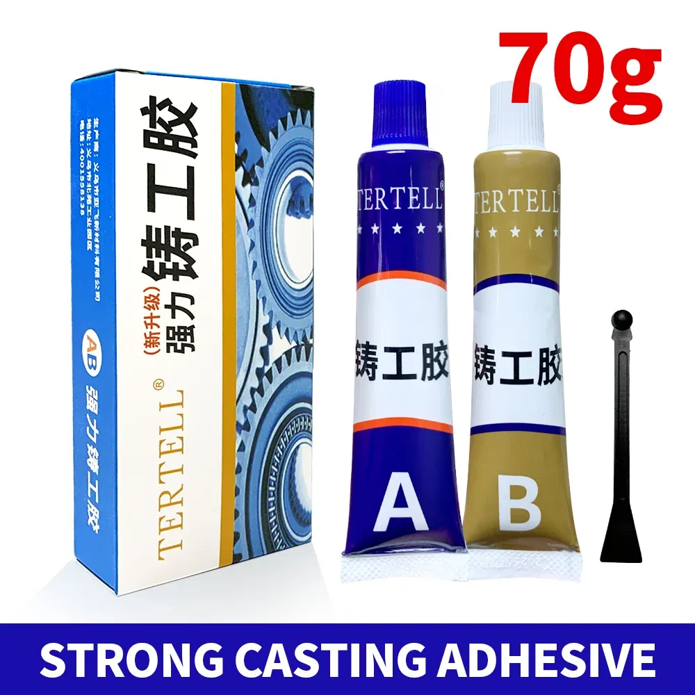 Colle époxy AB 20 à 100 g pour métal plastique bois