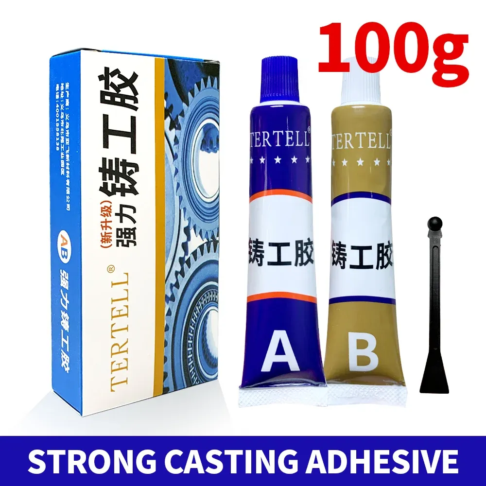 Colle époxy AB 20 à 100 g pour métal plastique bois
