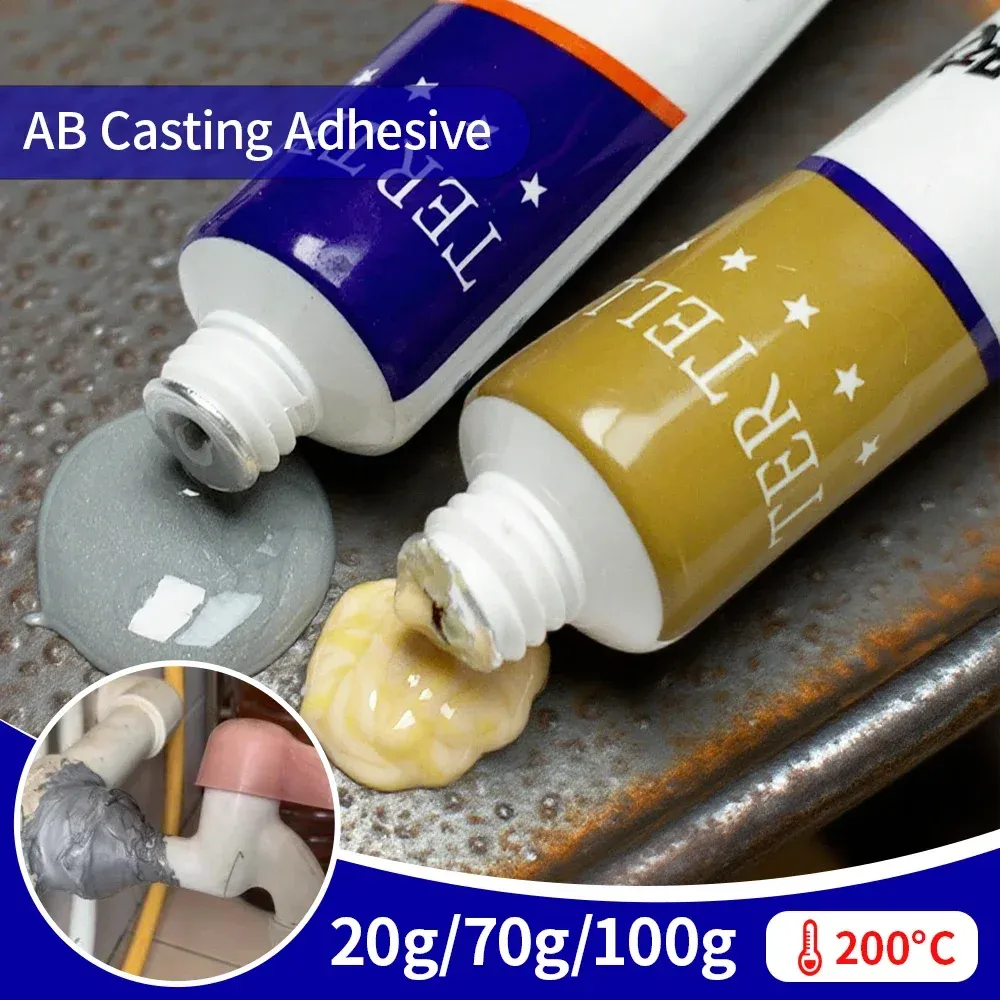 Colle époxy AB 20 à 100 g pour métal plastique bois