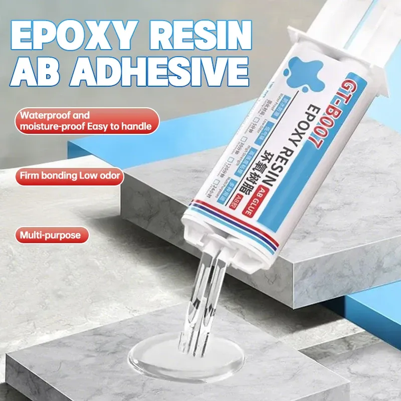 Colle époxy AB 50 ml x1 à x5 réparation rapide pour bois et métal