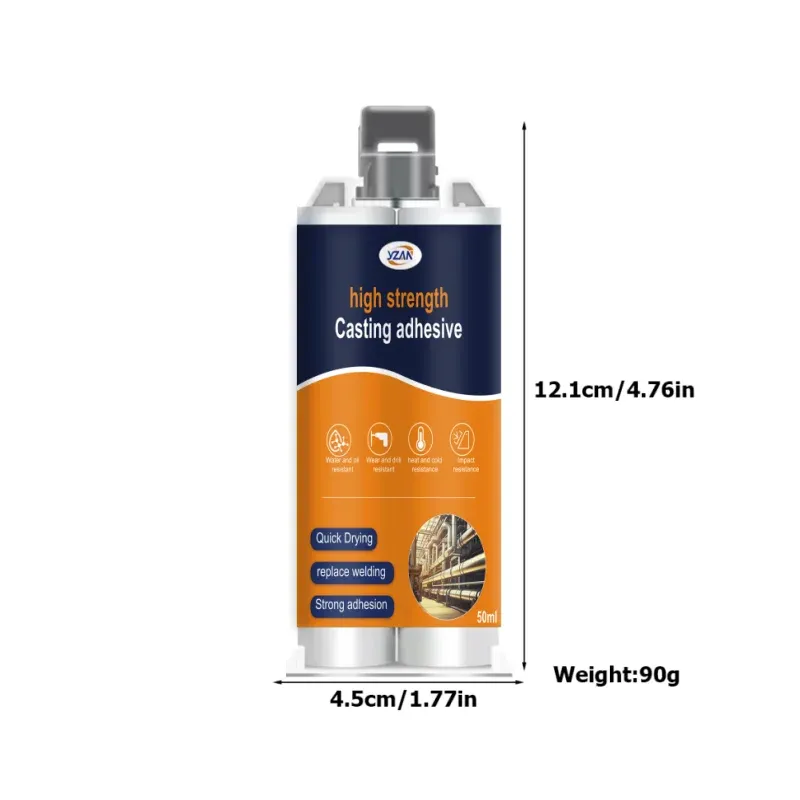 Colle époxy AB 50 ml x2 ou x3 résistante et étanche pour tous supports