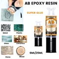 Colle époxy AB 6 ml à 25 ml ultra forte et étanche pour réparations – 1
