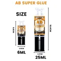Colle époxy AB 6 ml à 25 ml ultra forte et étanche pour réparations – 2