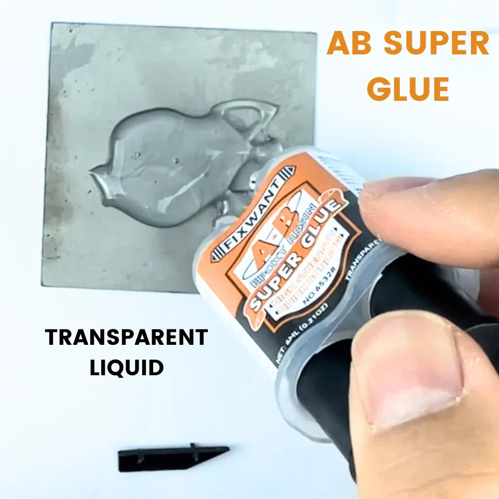 Colle époxy AB 6 ml à 25 ml ultra forte et étanche pour réparations