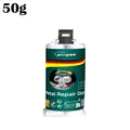 Colle époxy AB haute résistance 20 à 300 g métal plastique – Couleur 50g