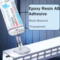 Colle époxy AB transparente 50 ml à durcissement rapide pour multi-supports – 1