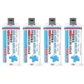 Colle époxy AB transparente séchage rapide 50 ml haute résistance – Couleur 4pcs