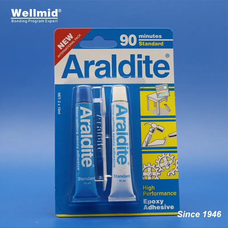 Colle époxy lente multi-usages pour métal bois verre