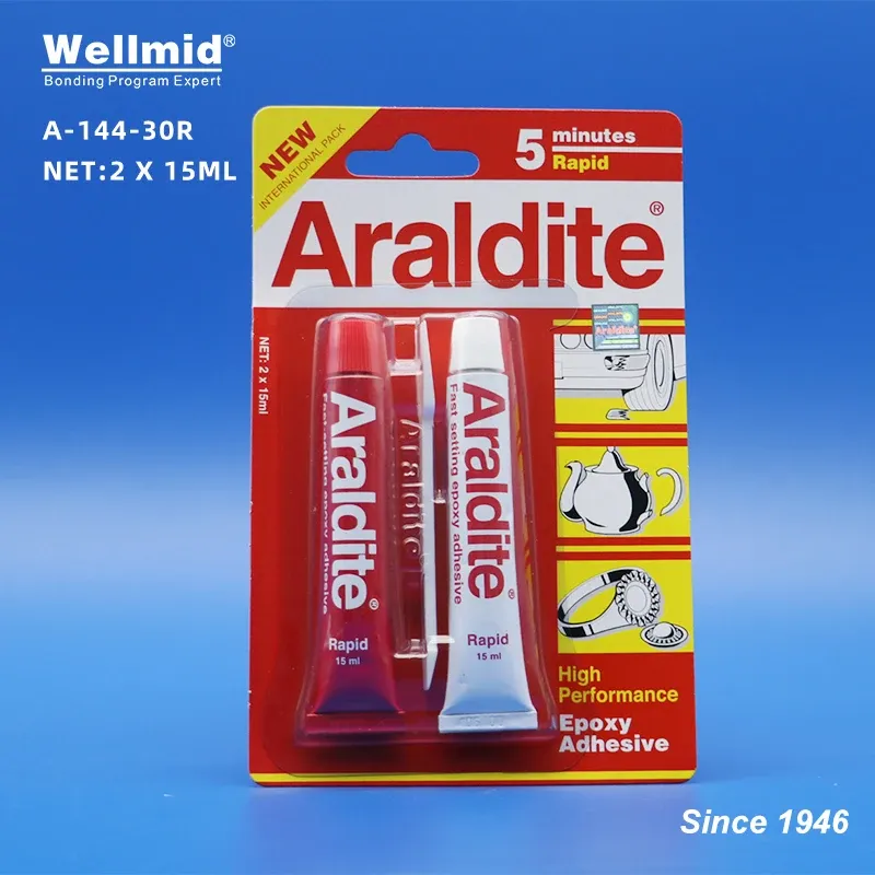 Colle époxy rapide 5 minutes pour bois verre bijoux