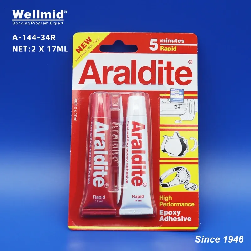 Colle époxy rapide 5 minutes pour bois verre bijoux