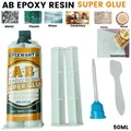 Colle époxy résine AB transparente 50 ml 1 à 8 pièces – 1