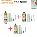 Colle époxy résine AB transparente 50 ml 1 à 8 pièces – Couleur 50ML 3PIECES