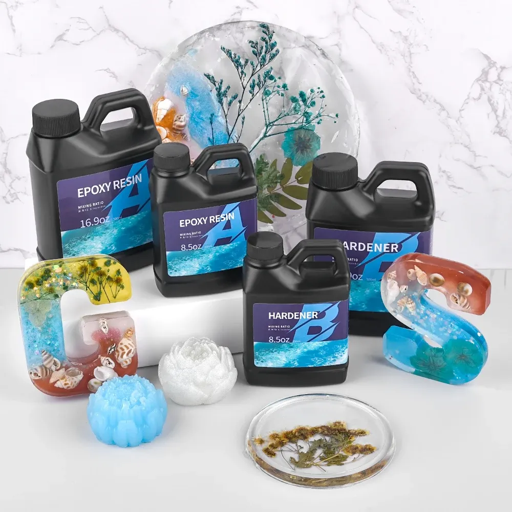 Colle résine époxy 250 ml à 500 ml cristal