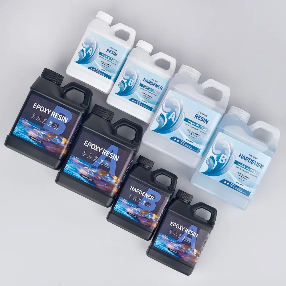Colle résine époxy 250 ml à 500 ml cristal