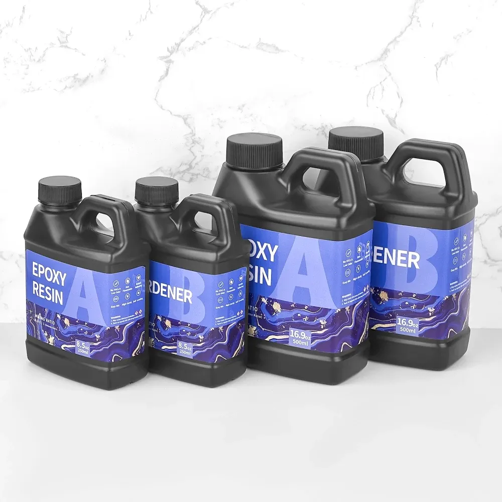 Colle résine époxy 250 ml à 500 ml cristal
