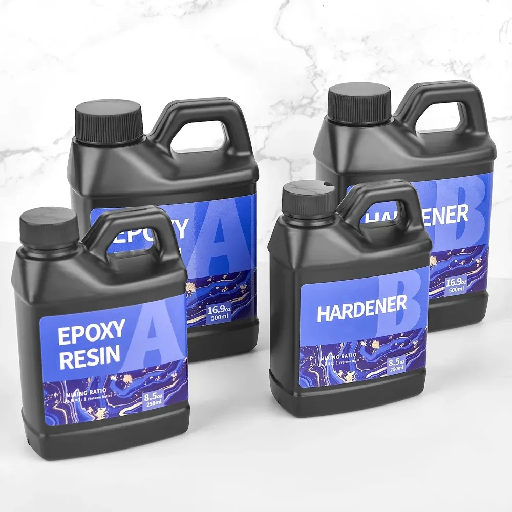 Colle résine époxy 250 ml à 500 ml cristal