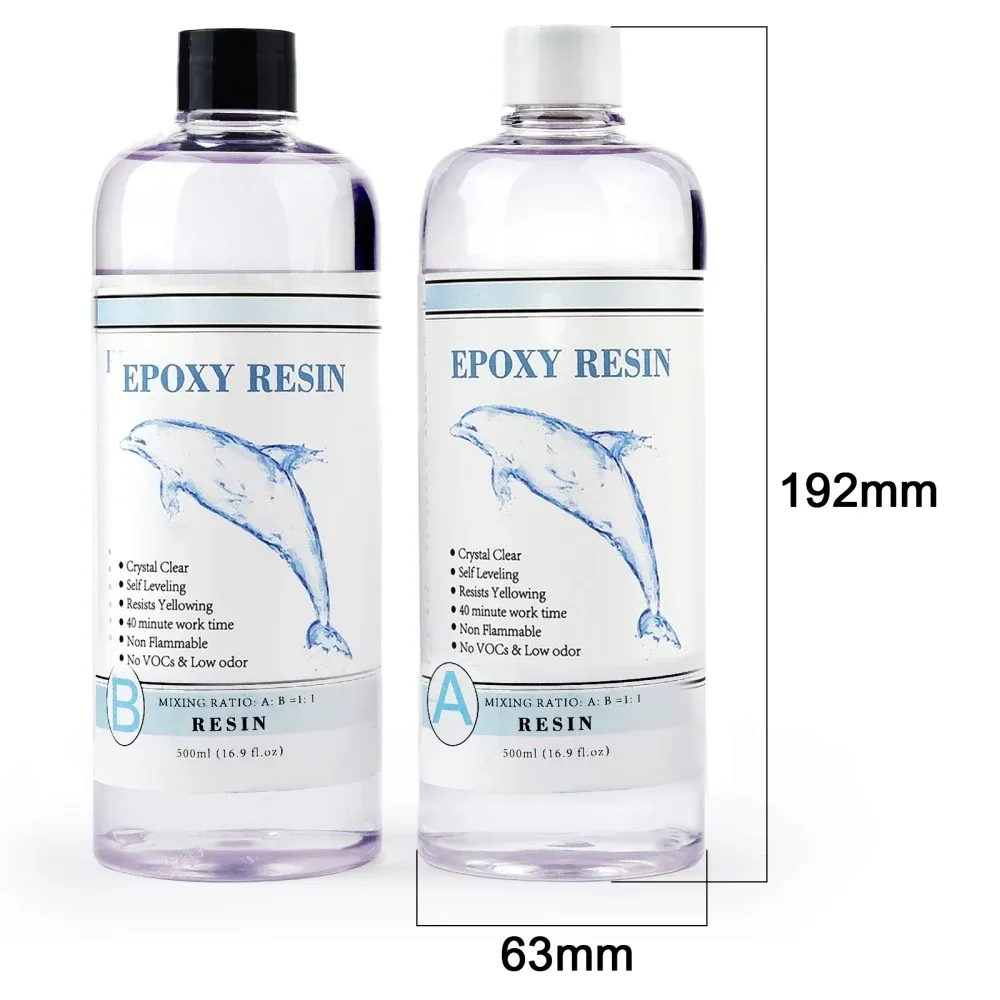 Colle résine époxy 50 g à 500 g cristal