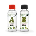Colle résine époxy transparente 1:1 50 à 250 ml pour bijoux – Color A01-A50ml B50ml