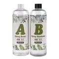 Colle résine époxy transparente 1:1 50 à 250 ml pour bijoux – Color A05-A500ml B500ml