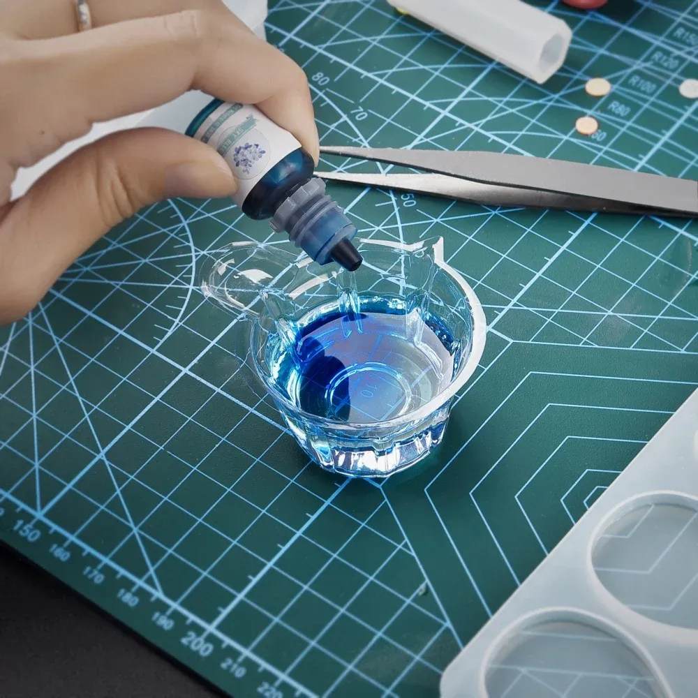 Colle résine époxy transparente 1:1 50 à 250 ml pour bijoux