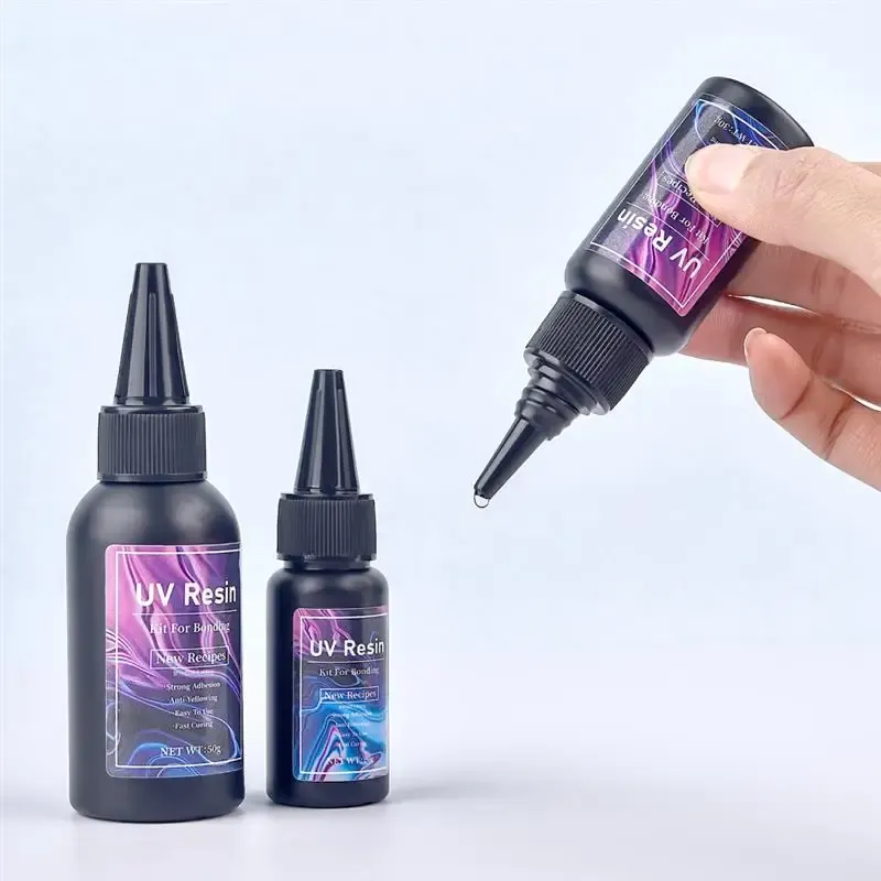 Colle résine époxy UV 20g à 50g séchage rapide dureté