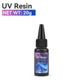 Colle résine époxy UV 20g à 50g séchage rapide dureté – Couleur only 20g glue