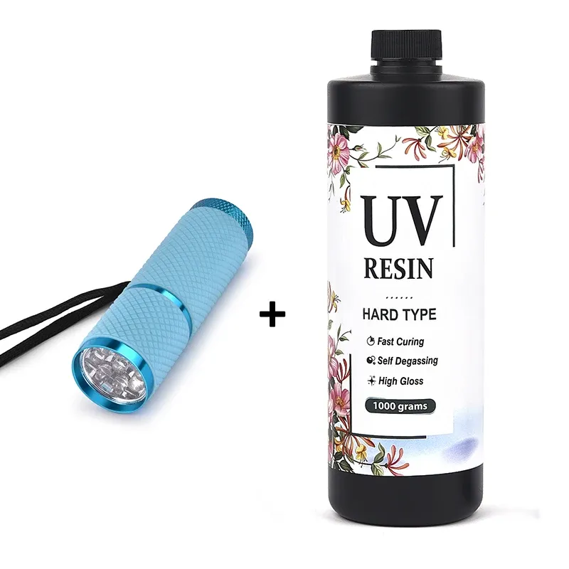 Colle résine époxy UV transparente séchage rapide 20 à 1000 g