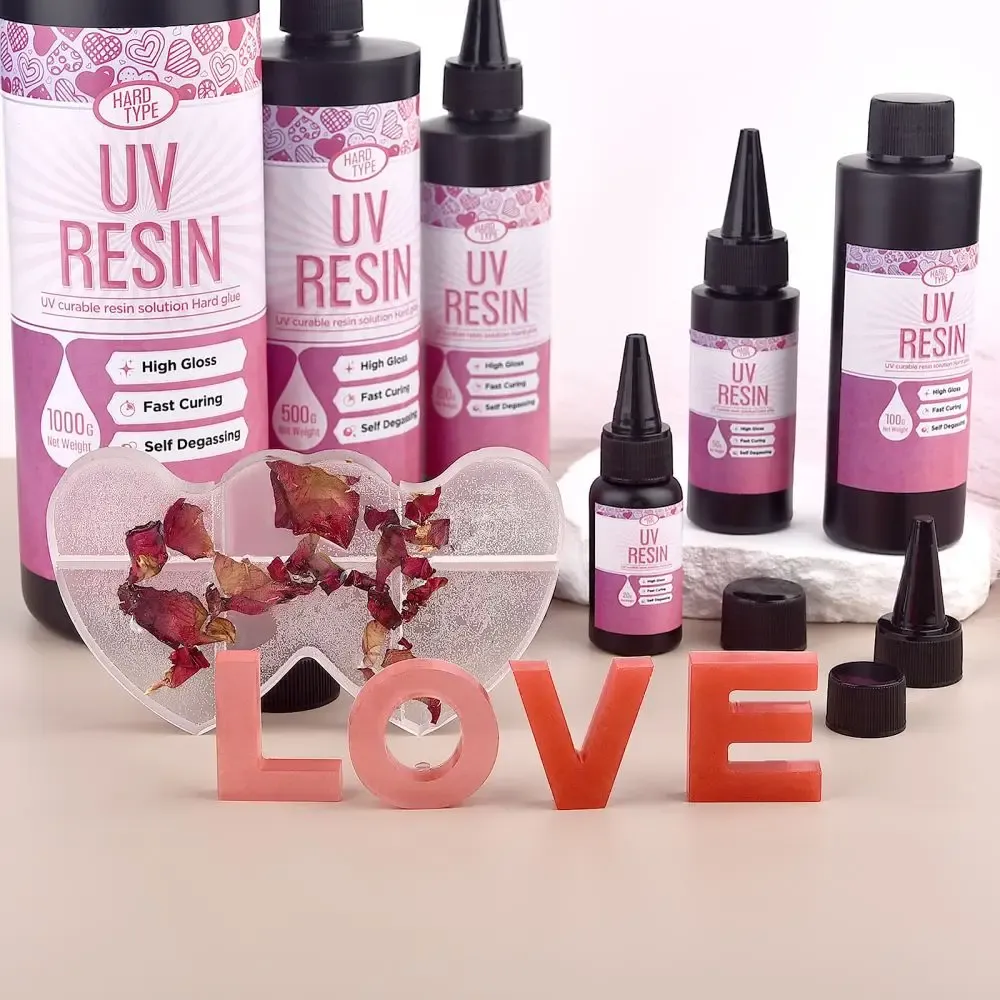 Colle résine époxy UV transparente séchage rapide 20 à 1000 g