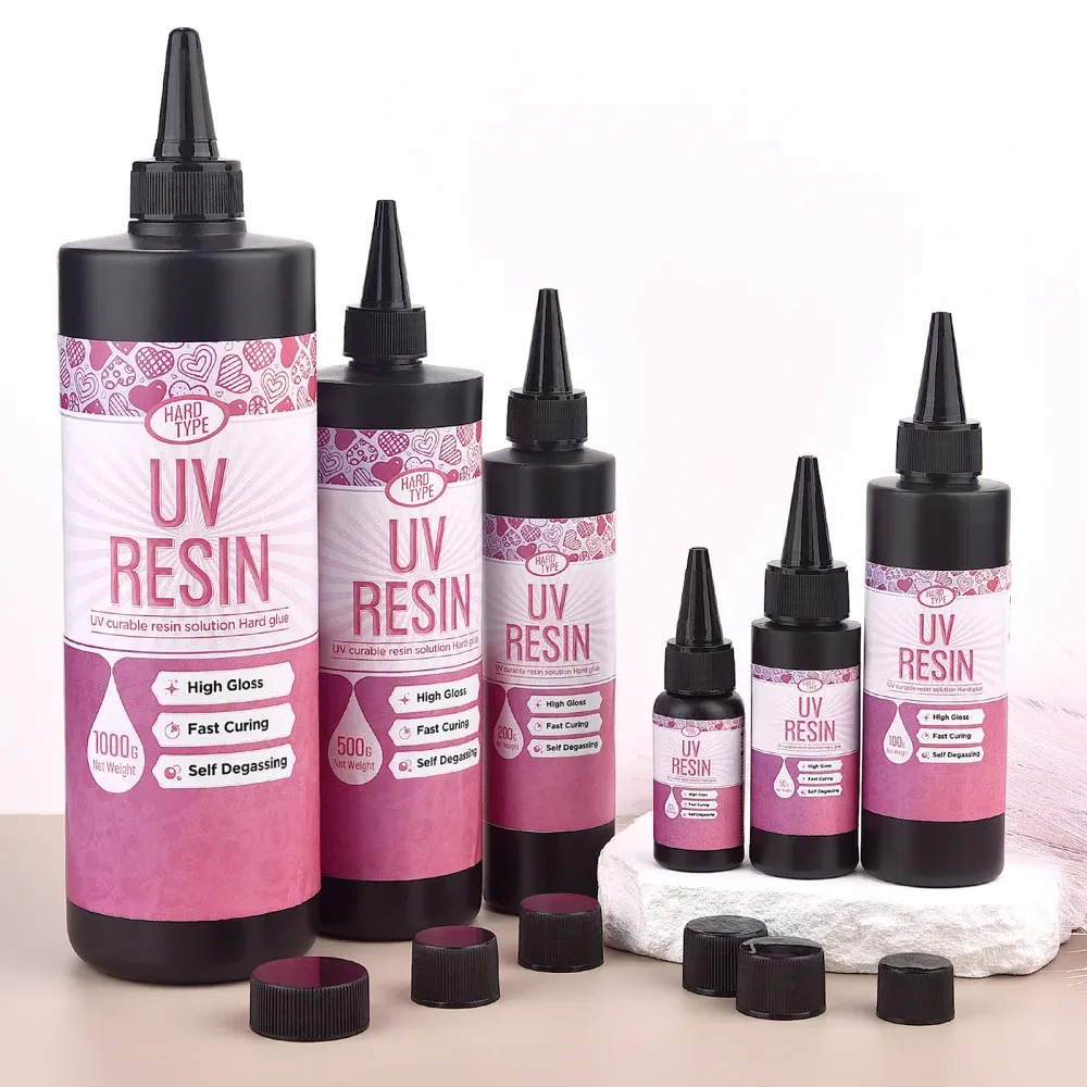 Colle résine époxy UV transparente séchage rapide 20 à 1000 g