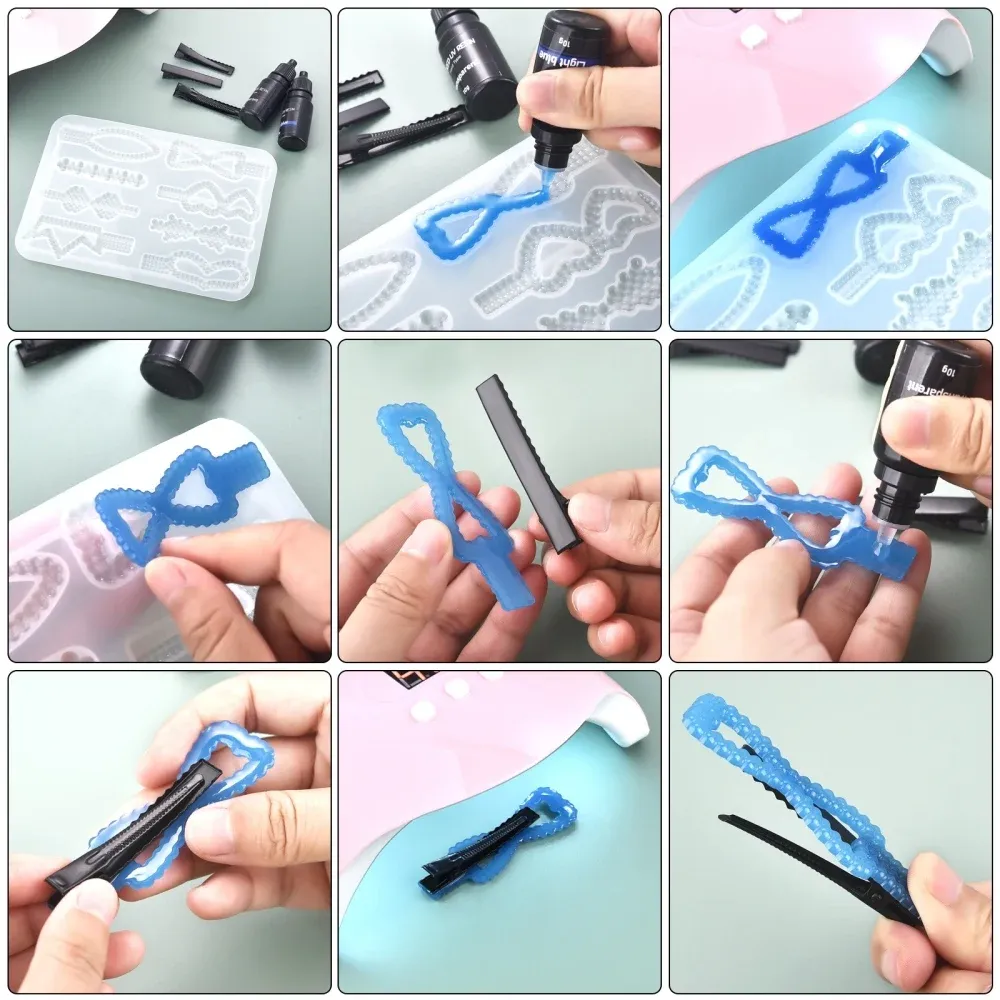 Colle résine UV 10 g durcissement rapide 17 couleurs pour bijoux