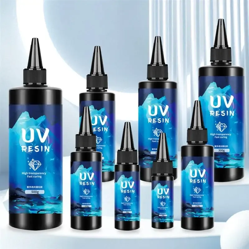 Colle résine UV 30g à 60g transparente faible odeur