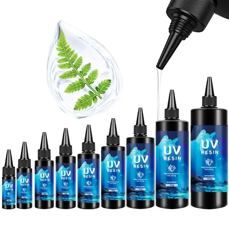 Colle résine UV 30g à 60g transparente faible odeur