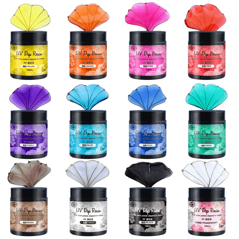 Colle résine UV 40 à 100 ml séchage rapide pour bijoux
