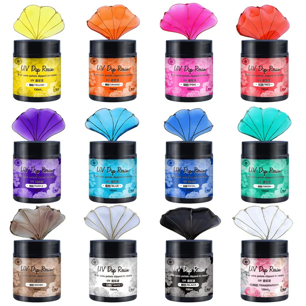 Colle résine UV 40 à 100 ml séchage rapide pour bijoux