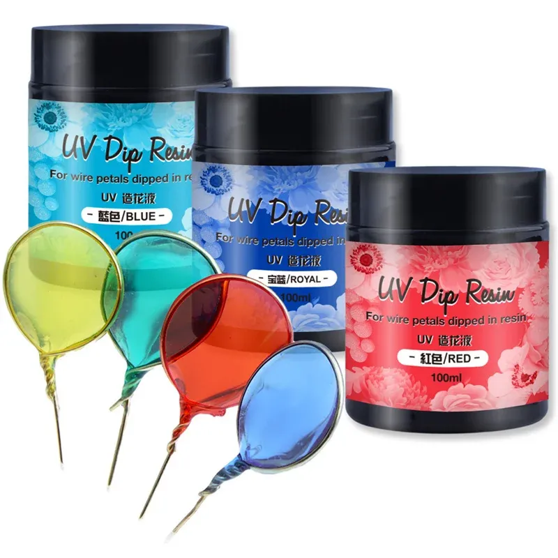 Colle résine UV 40 à 100 ml séchage rapide pour bijoux