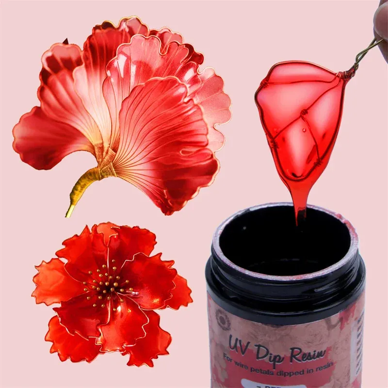 Colle résine UV 40 à 100 ml séchage rapide pour bijoux
