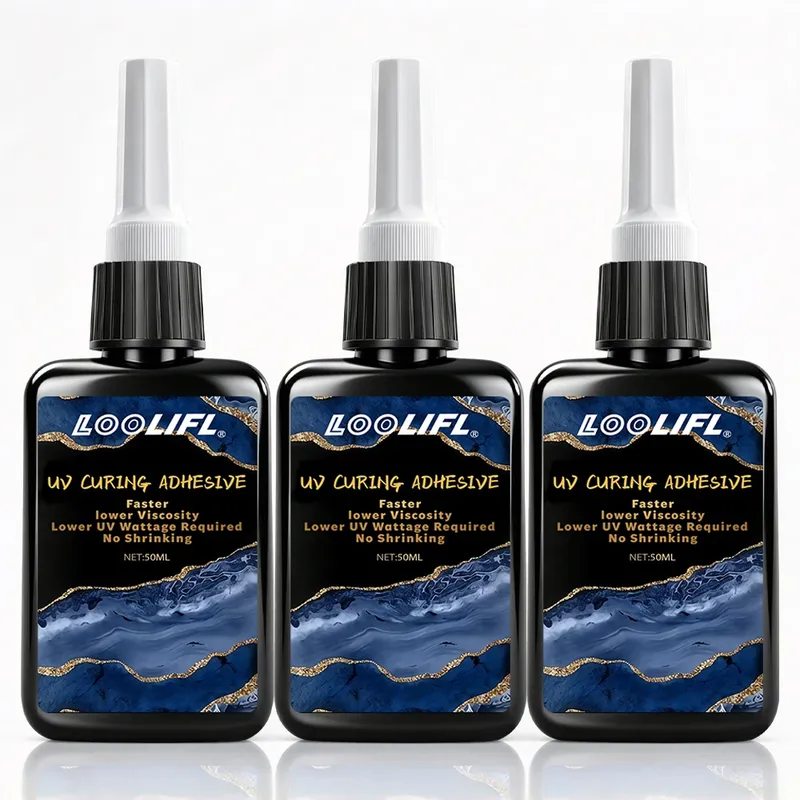 Colle résine UV 50 ml faible viscosité séchage rapide bijoux