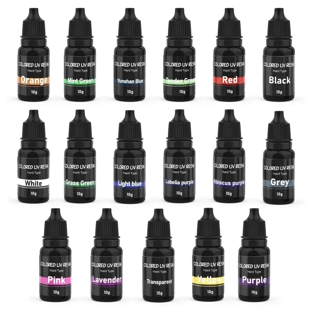 Colle résine UV couleur 10 ml séchage rapide pour bijoux