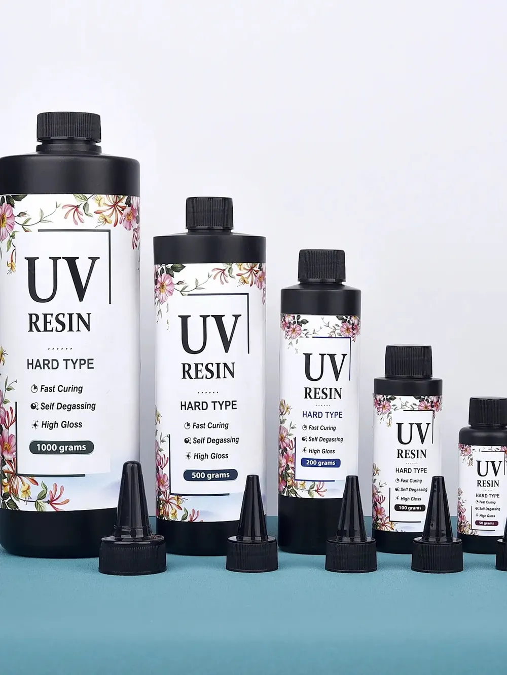 Colle résine UV cristal 20 à 100 g haute dureté bijoux