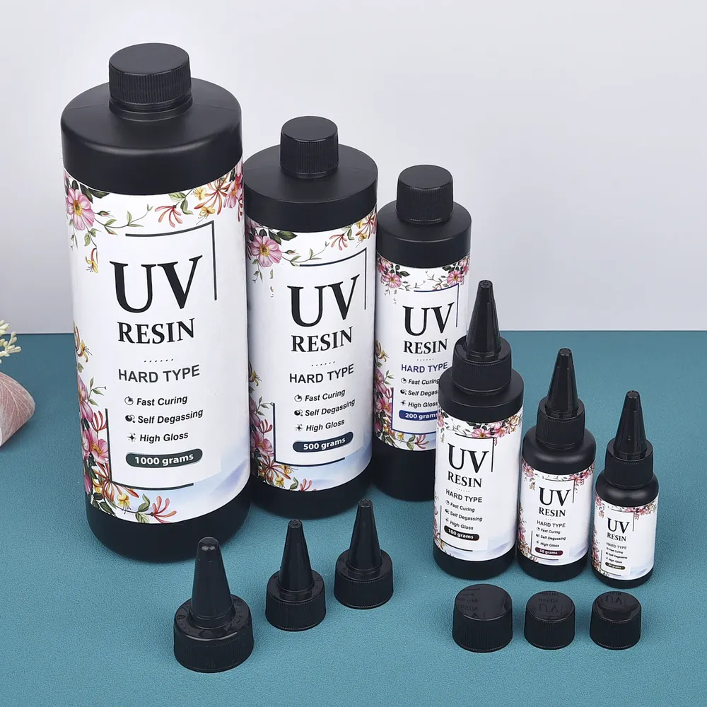 Colle résine UV cristal 20 à 100 g haute dureté bijoux