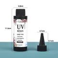 Colle résine UV cristal 20 à 1000 g durcissement rapide bijoux – Color 100g