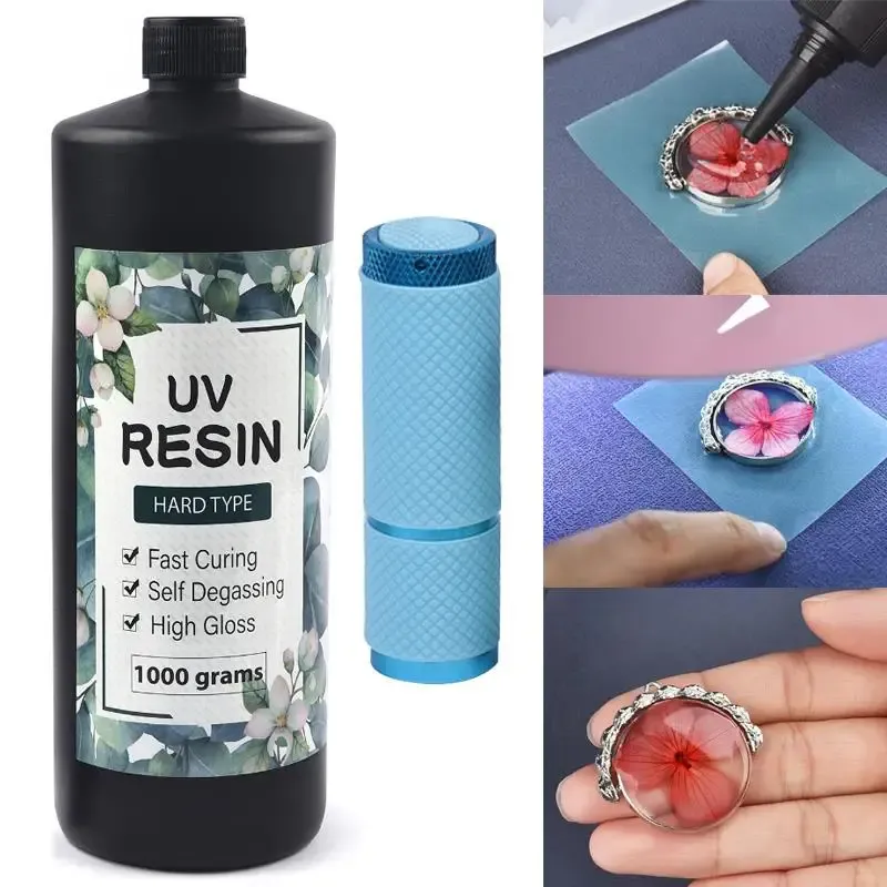 Colle résine UV dure 10 à 1000 g pour bijoux