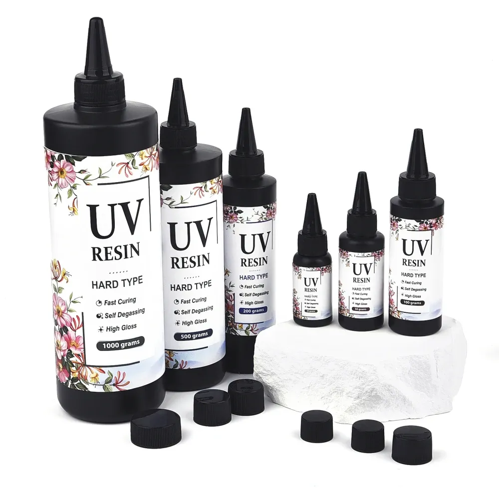 Colle résine UV dure 100 g à 500 g transparente