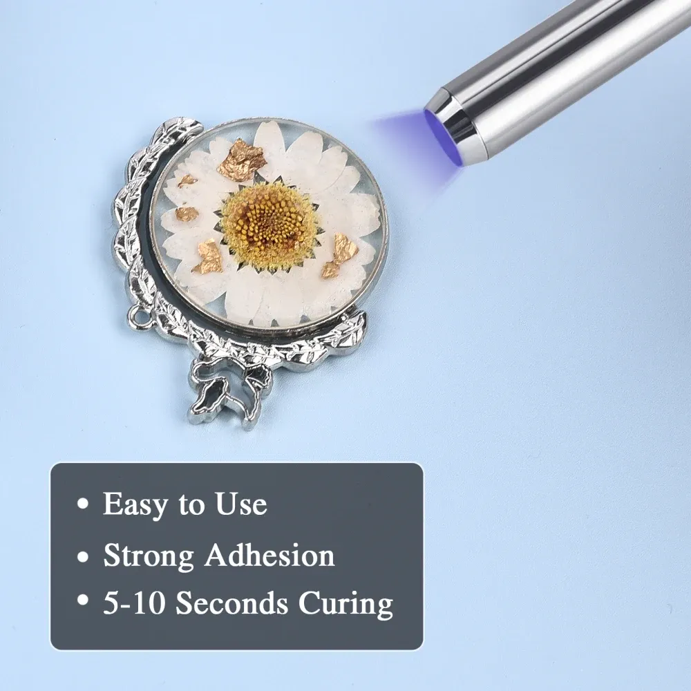 Colle résine UV dure séchage rapide 25 à 250 g pour bijoux DIY