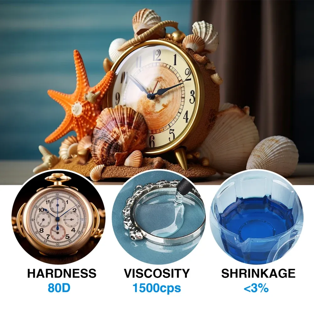 Colle résine UV dure séchage rapide 25 à 250 g pour bijoux DIY