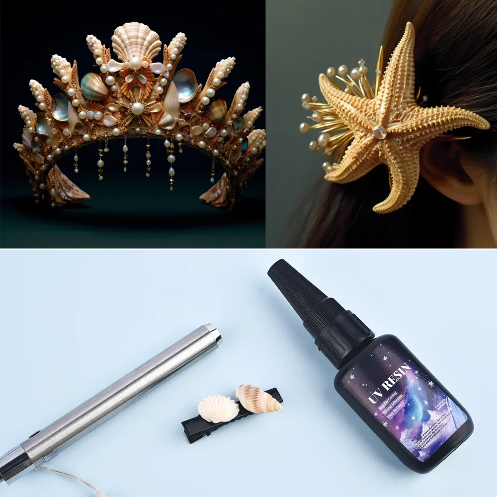 Colle résine UV dure séchage rapide 25 à 250 g pour bijoux DIY