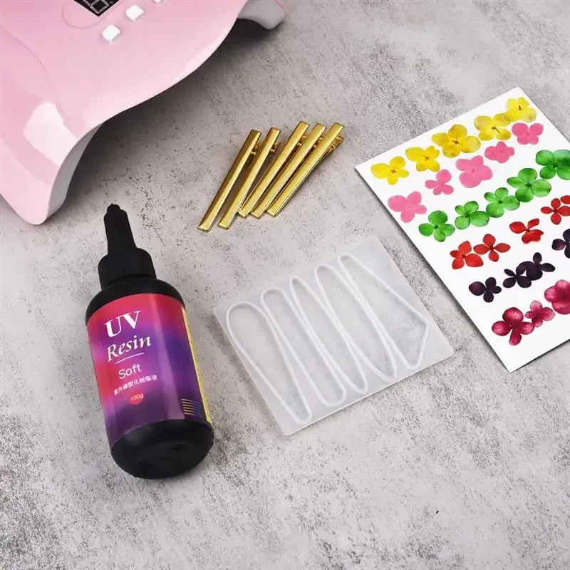 Colle résine UV souple 50 à 200 g séchage rapide pour bijoux